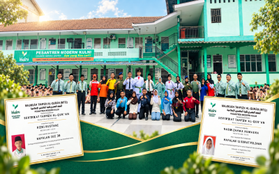 Upacara, Apresiasi Tahfizh, dan Kunjungan Paskibra Warnai Sabtu Inspiratif di Pesantren Modern Kulni